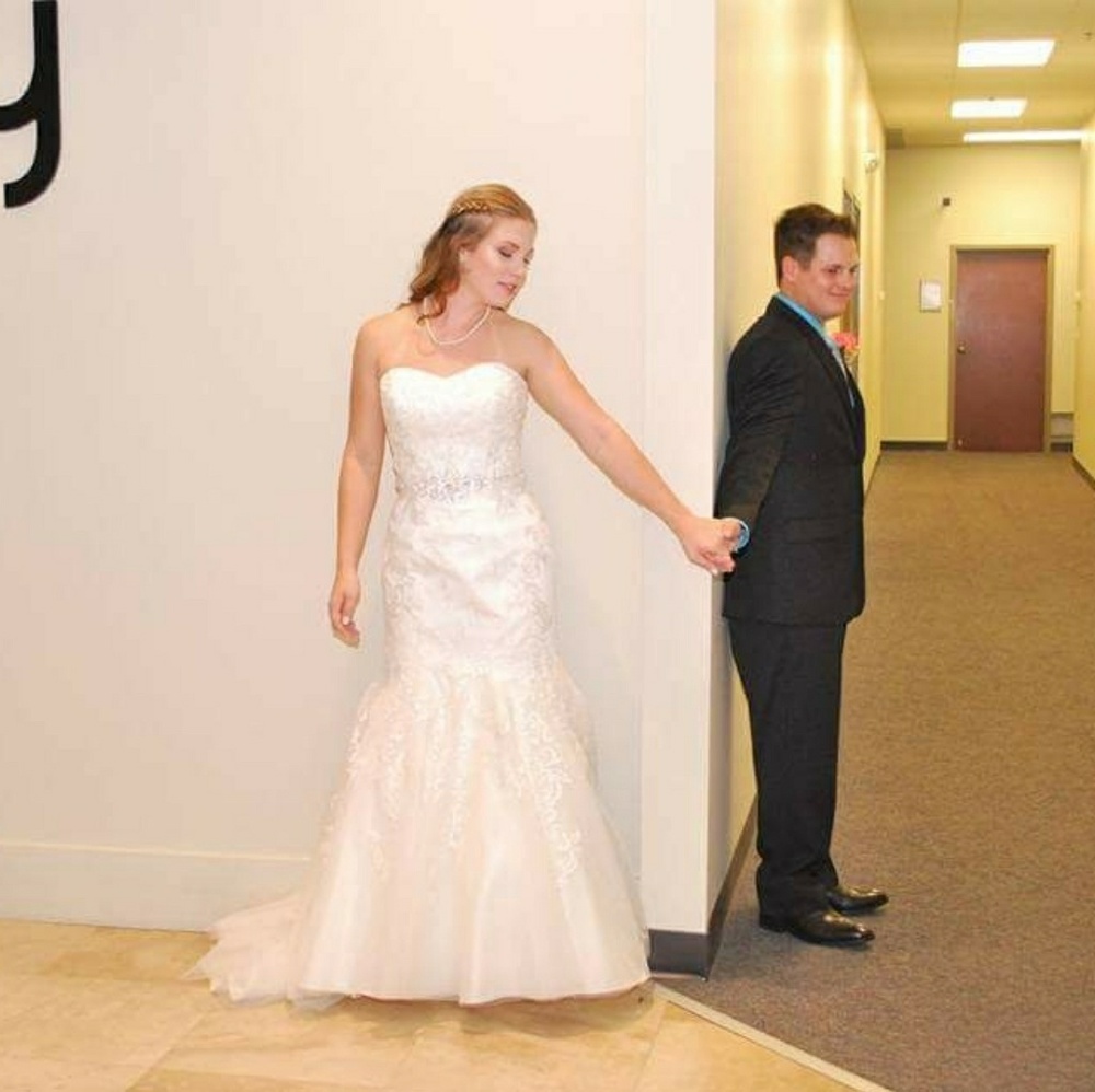 wedding dress, sash - Picture 3 of 4